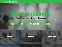 Tablet Screenshot of listingleaders.com